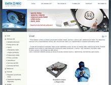 Tablet Screenshot of datarec.sk